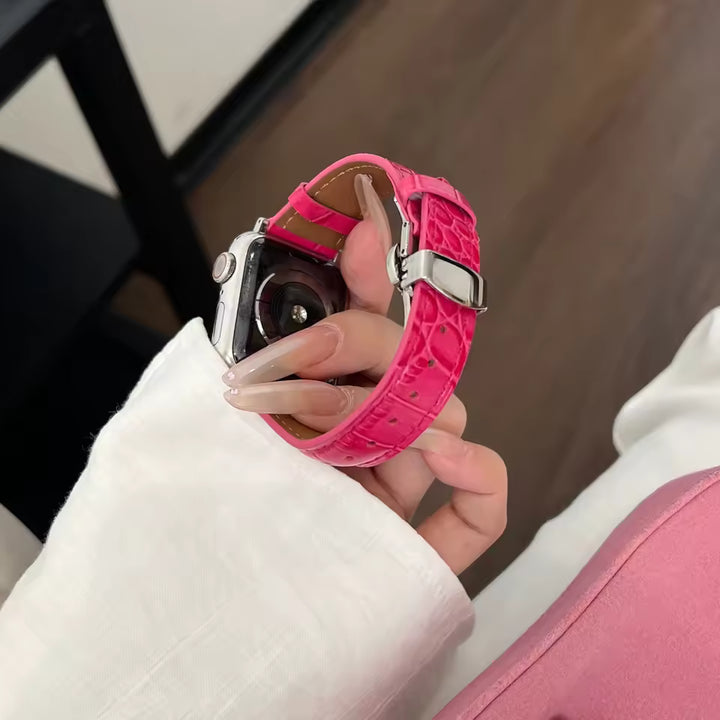 Premium fashion Apple Watch strap compatible with 38mm to 49mm sizes